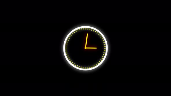 Technology timer clock animation. Vd 34
