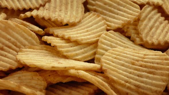 Ridge Cut Potato Chips