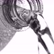 Pouring clear water from bottle, close up on white background - VideoHive Item for Sale