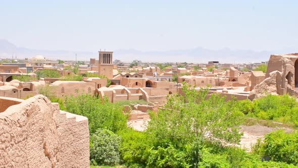 Yazd City Rooftop Panorama