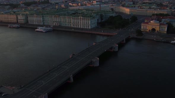 Aerial Panorama Of St.Petersburg 