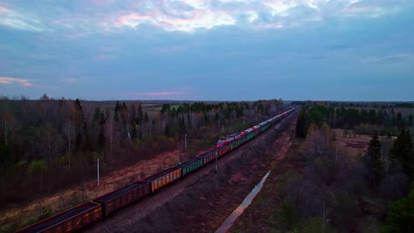 Two Trains Run Along Each Other