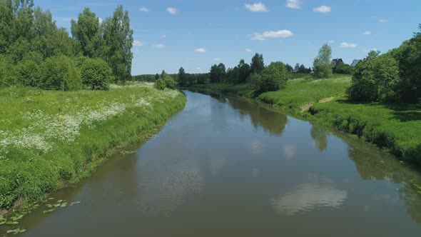 Landscape with River and Trees