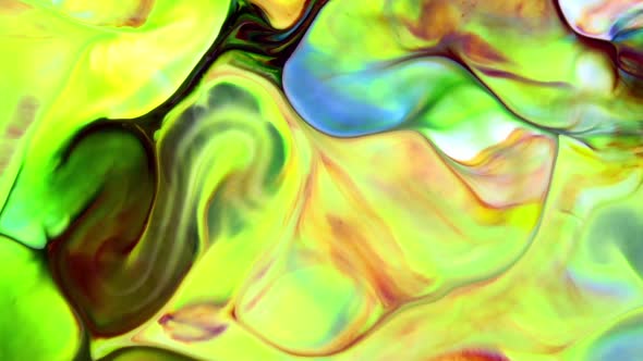 Abstract Bright Colours Paint Spreading Texture  alt