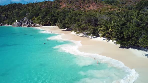 Praslin Island Aerial View, Seychelles