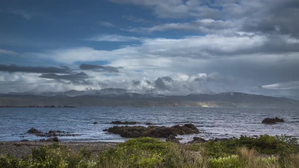 New Zealand coastline timelapse