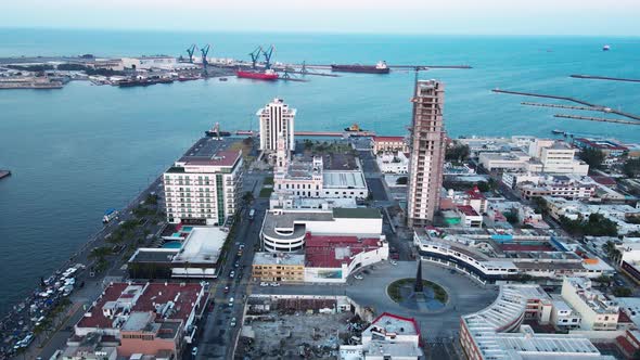 View of the Port of Veracruz