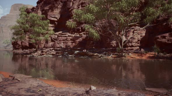 Panoramic View of Colorado River