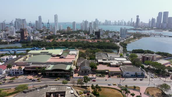 City Center of Cartagena, Colombia