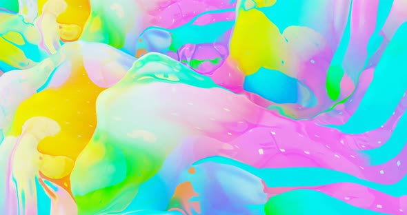 Looped 4k animation. Abstract colorful chill background. Ideal creative modern wallpaper fordesign