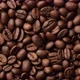 Zoom Dark roast coffee beans top view, rotate - VideoHive Item for Sale