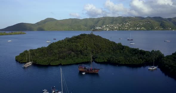 4 K Martinique Bay Aerial