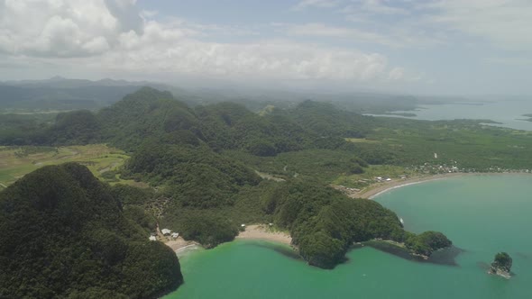 Seascape of Caramoan Islands Camarines Sur Philippines