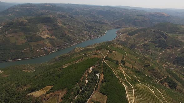 Douro Valley Hills and River