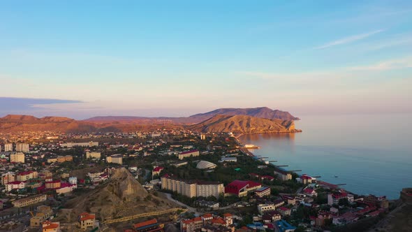 Sudak City Summer Morning