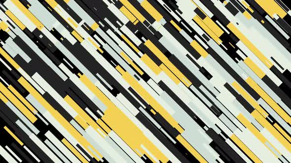 Abstract animation of colorful line patterns