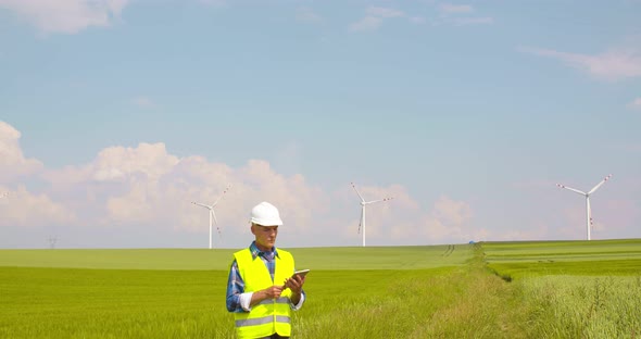 Engineer on Wind Power Plant