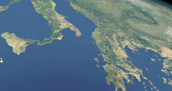 Ionian Sea in Planet Earth