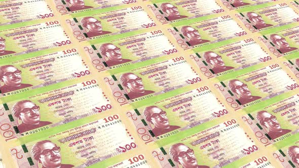 Bangladesh Money / 100 Bangladeshi Taka  4K