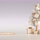 A podium with a Christmas tree - VideoHive Item for Sale