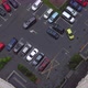 Traffic at Parking Lots Near Living Block Aerial View - VideoHive Item for Sale