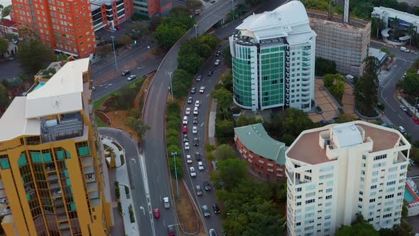 High Rise Architectures At Shafston Avenue, Lambert Street In Kangaroo Point, Brisbane, QLD Australi