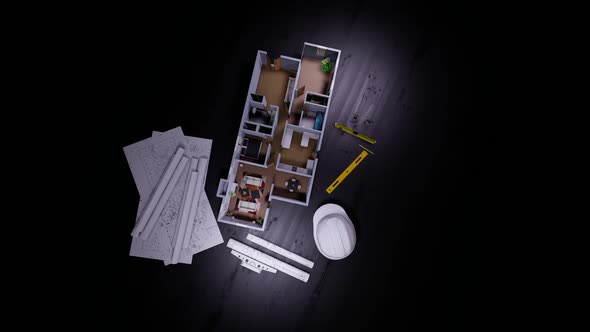 3D Architectural Floorplan