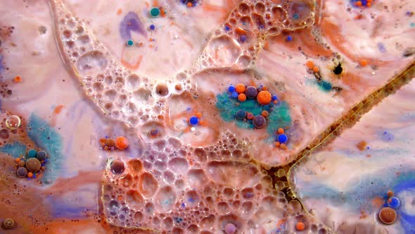 Abstract Ink Drops Bubbles Explode Splash Diffusion alt