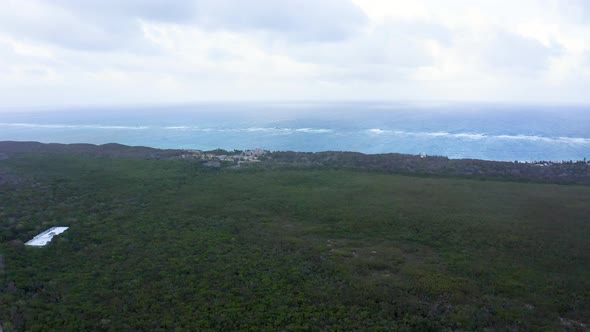 Aerial View of the Mexican Jungle From Above