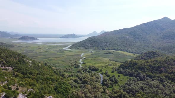 View of the Vast Mountain Valley with Access to the Sea