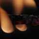 Burning Match on Black Background in Macro - VideoHive Item for Sale