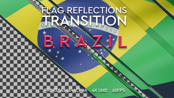 Flag of Brazil Transition | UHD | 60fps