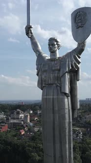 Motherland Monument in Kyiv Ukraine