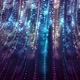 Bluish Particles Flowing Upside - VideoHive Item for Sale