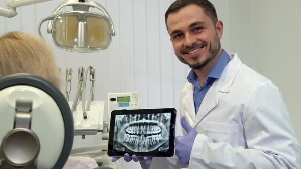 Dentist Approves Tooth Health on the X-ray