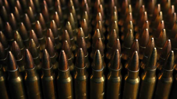 Passing Rows Of Bullets