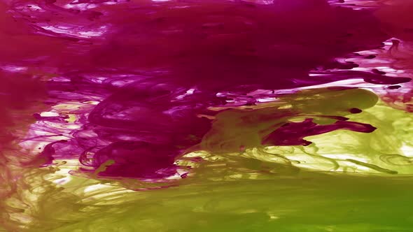 Colorful Color Ink Drops In Water 44