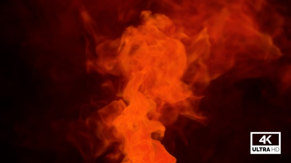 Realistic Rising Orange Smoke alt