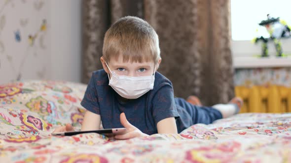 Diseased Boy on the Epidemic Quarantine