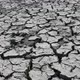 Drought and Crisis Environment on Dry Lake Bed with Cracked Ground - VideoHive Item for Sale