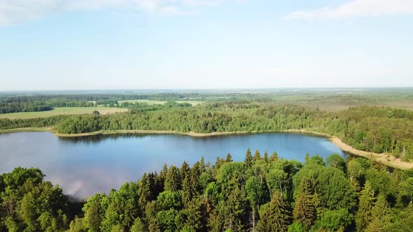 Beautiful Landscape Of Lake Moshno 06