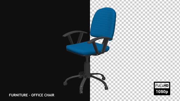 Office Chair Blue
