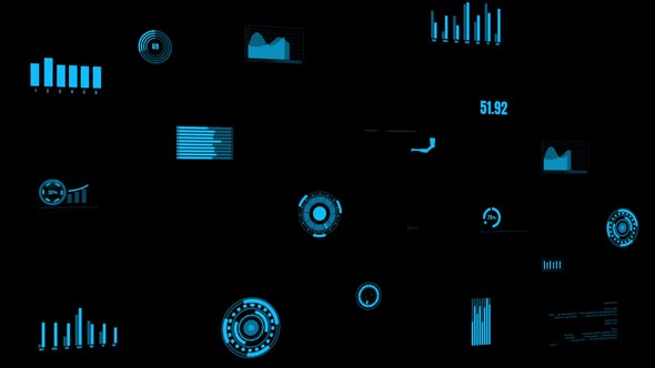 Visionary industry data dashboard presenting machine status