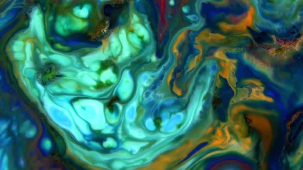 Artistic Concept Color Surface Moving Surface Liquid Paint 12