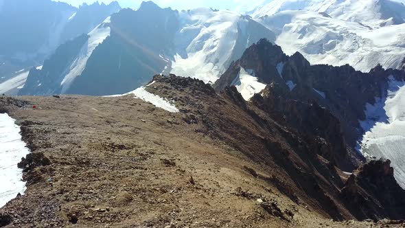 Huge Snow Mountains