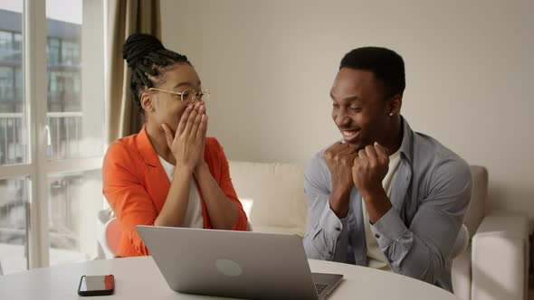 Charming African American Couple Recieved Unbelievable Good News and are Extremely Happy About It