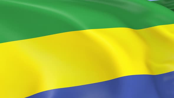 Gabon Flag alt