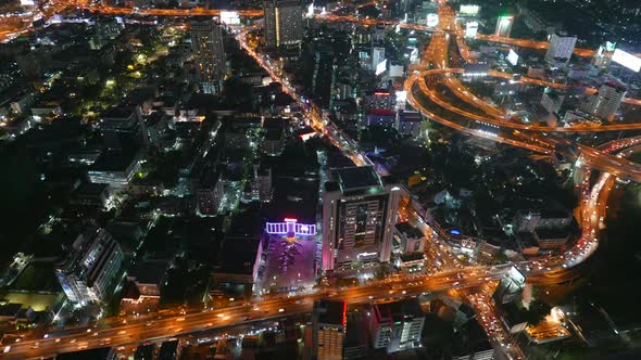 Beautiful building architecture around Bangkok city in Thailand