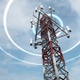 A communication tower that emits radio waves - VideoHive Item for Sale