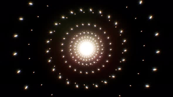 Spiral Attractive Glitter Particles 4K